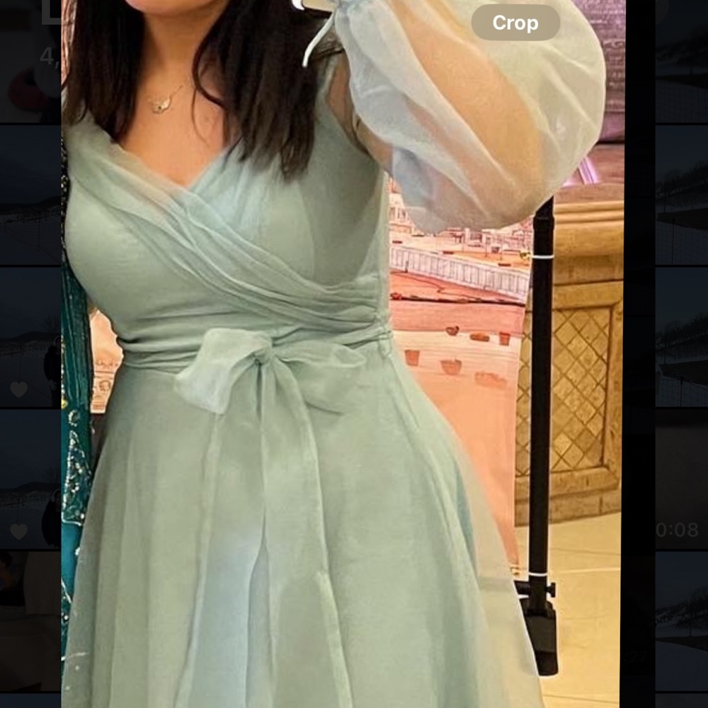 Elegant Blue Formal Dress